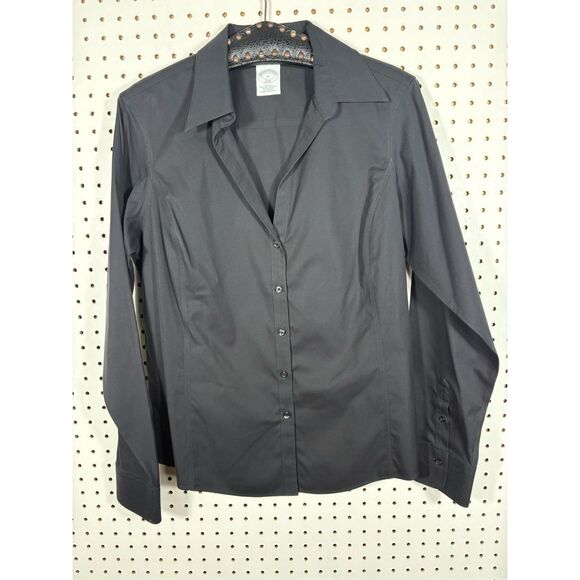 Brooks Brothers woman’s 346 non iron stretch fitted button down dress shirt size - Picture 1 of 4